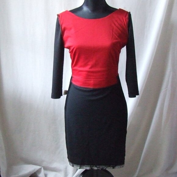 Sooz by Isabel C dress bodycon grey black stretchy European 40 size medium new - Picture 8 of 16